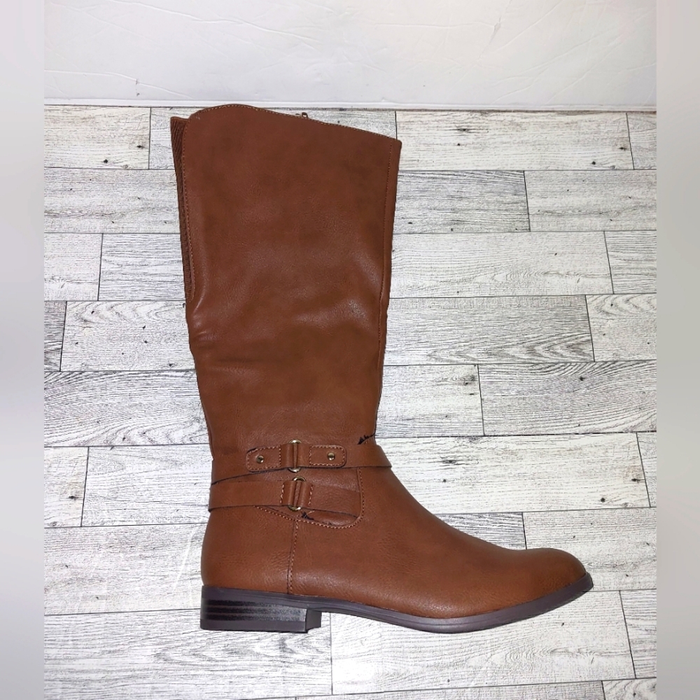 Style & Co Kindell bourbon Riding Boots